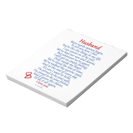 Bloc-note Amour de mari (Tourné)