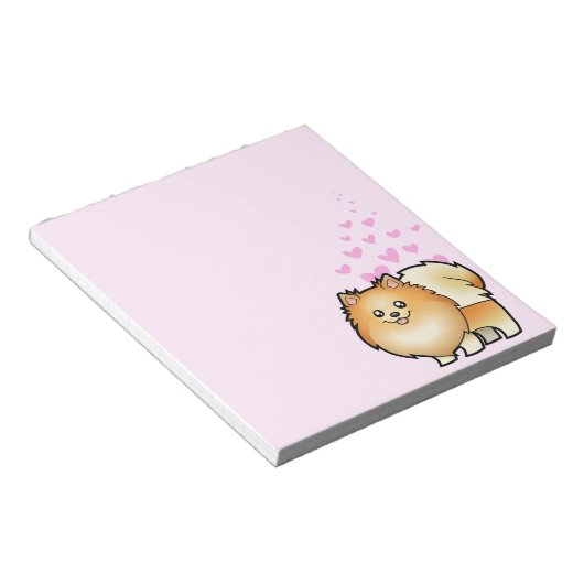 Bloc-note Amour de Poméranie (Incliné)