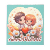 Bloc-note Amour éternel (Devant)