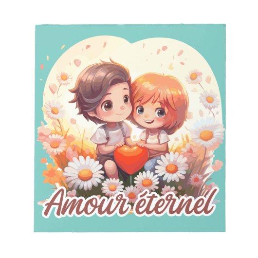 Bloc-note Amour éternel (Devant)