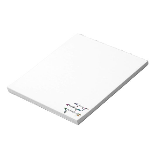 Bloc-note Amour Explore Aventure Arrow Tribal Boho Design (Tourné)