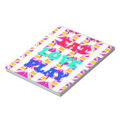 Bloc-note Amour Manger Jouer Coeur Hakuna Matata couleurs.pn (Tourné)