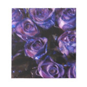 Bloc-note Amour romantique violet Valentine Parties scintill (Devant)