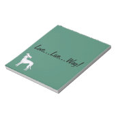 Bloc-note Amour, Vis, Wag ! (Tourné)