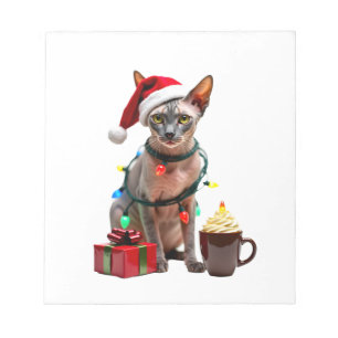 Bloc-note Amoureux des animaux de compagnie Chat Sphynx mign