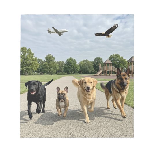 Bloc-note Amoureux des chiens (Devant)