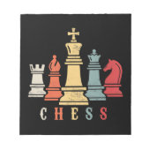 Bloc-note Amoureux des échecs | Jeu d'échecs Checkmate Cadea (Devant)