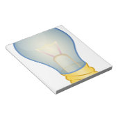 Bloc-note Ampoule électrique (Incliné)