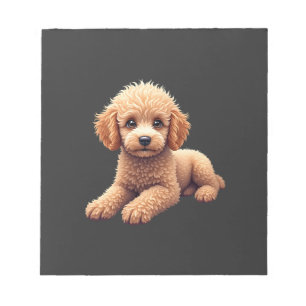 Bloc-note Amusant Poodle Amoureux des Animaux Chiens Graphiq