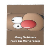 Bloc-note Amusant Reindeer Christmas Candy Bar Wrappers Fave (Devant)