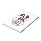 Bloc-note Amusement dalmate enneigé (Tourné)