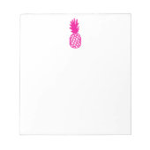 Bloc-note Ananas rose (Devant)