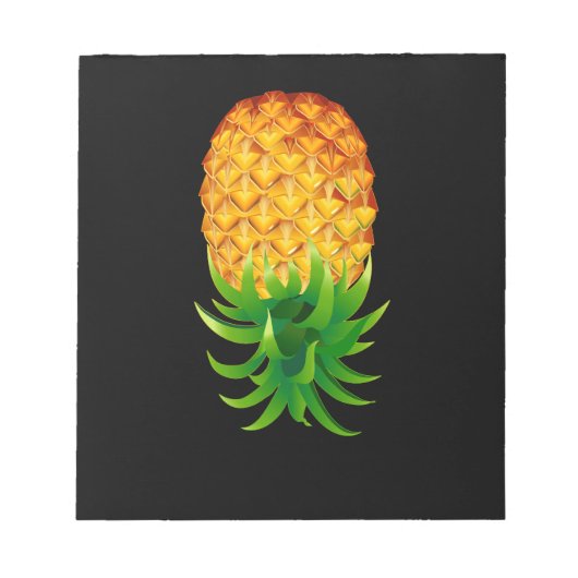 Bloc-note Ananas vers le bas (Devant)