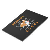 Bloc-note Anatomie d'un chien de Corgi Funny (Incliné)