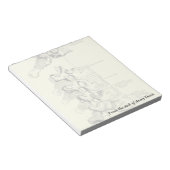 Bloc-note Anatomie Vintage | Vertèbres (Incliné)