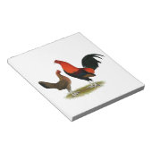 Bloc-note Ancien jeu anglais Bantams : BB Red Pair (Incliné)