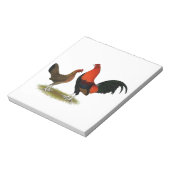 Bloc-note Ancien jeu anglais Bantams : BB Red Pair (Tourné)