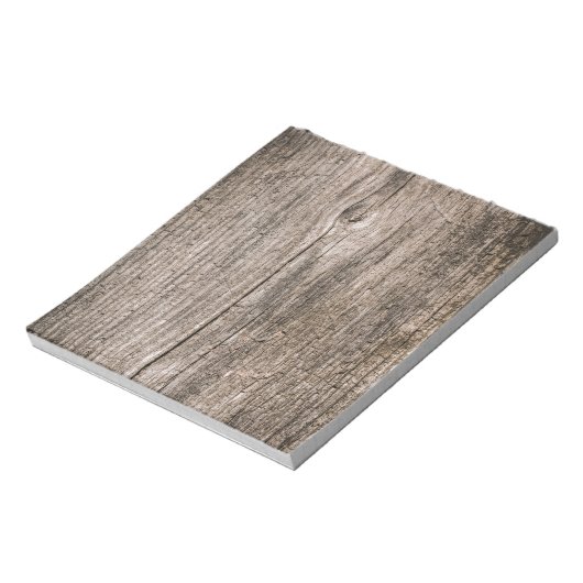 Bloc-note Anciennes planches en bois (Tourné)