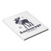 Bloc-note Ancrage Alaska bleu orignal hiver (Incliné)