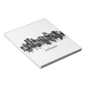 Bloc-note Ancrage Alaska skyline BW (Incliné)