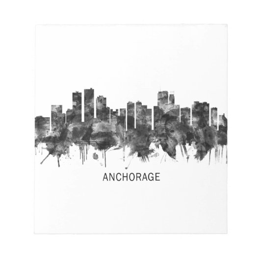 Bloc-note Ancrage Alaska skyline BW (Devant)