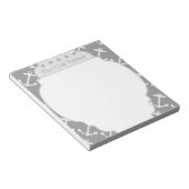 Bloc-note Ancre gris marine (Incliné)