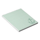 Bloc-note Ancre Parties scintillant Girly Mint (Incliné)