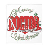 BLOC-NOTE ANESTHÉSISTE DE NOËL (Devant)