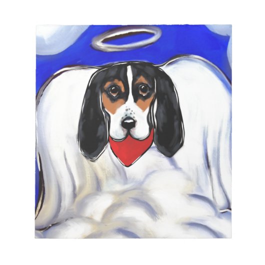 Bloc-note Ange Basset Hound (Devant)