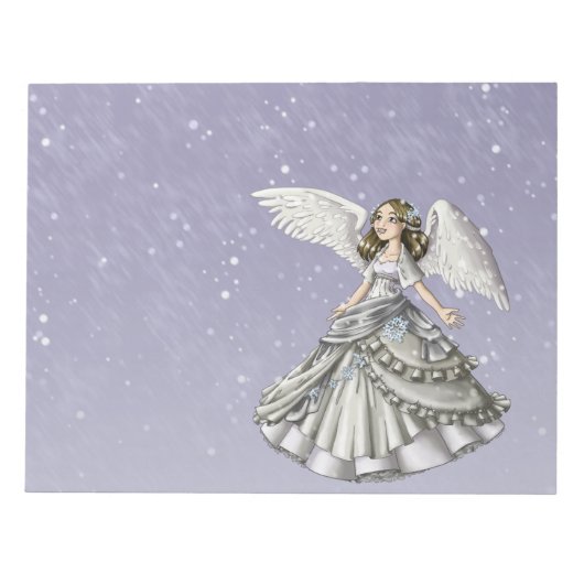 Bloc-note Ange de neige (Devant)