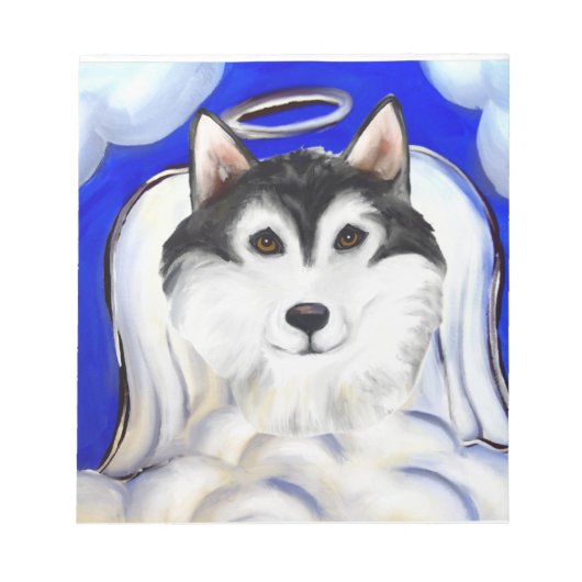BLOC-NOTE ANGE MALAMUTE D'ALASKA (Devant)