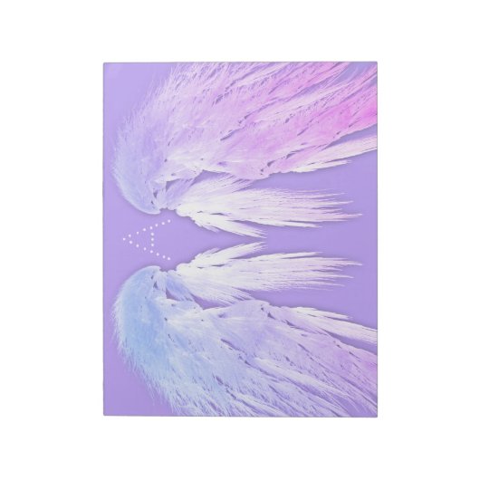 Bloc-note ANGEL WINGS Fairy Purple Monogramme (Tourné)