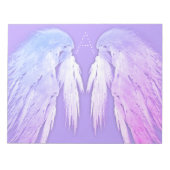 Bloc-note ANGEL WINGS Fairy Purple Monogramme (Devant)