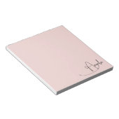 Bloc-note Angela Signature manuscrite G Blush (Incliné)