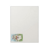 Bloc-note Anges Mignons Avec Croix Et Fleurs (Tourné)