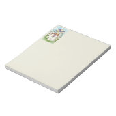 Bloc-note Anges Mignons Avec Croix Et Fleurs  (Tourné)