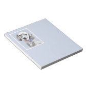 Bloc-note Anglais Setter Blue Belton Peinture Chien Art (Incliné)