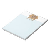 Bloc-note Animal Kawaii personnalisé - Chien (Tourné)