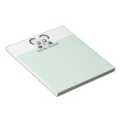 Bloc-note Animal Kawaii personnalisé - Panda (Incliné)