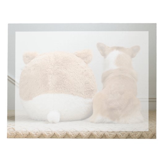 Bloc-note Animaux Bébés les Plus Mignons | Corgi & Chien en  (Devant)