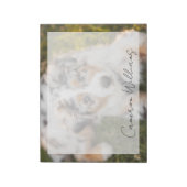 Bloc-note Animaux de bébés cutest | Australian Shepherd Pupp (Tourné)