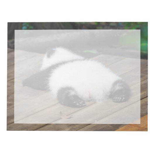 Bloc-note Animaux de bébés cutest | Bébé Géant Panda Dormir (Devant)