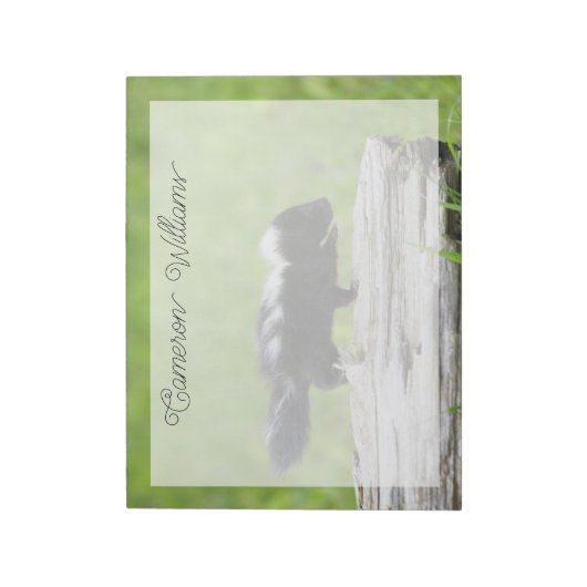 Bloc-note Animaux de bébés cutest | Bébé Skunk (Tourné)