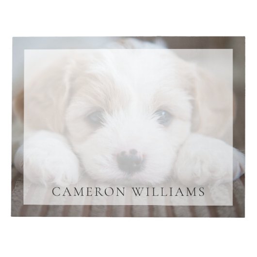 Bloc-note Animaux de bébés cutest | Cavashon Puppy (Devant)