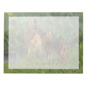 Bloc-note Animaux de bébés cutest | Cerf et bébé (Devant)