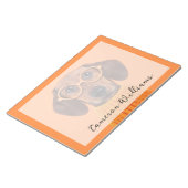 Bloc-note Animaux de bébés cutest | Chandail orange Dachshun (Incliné)