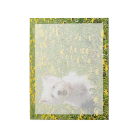 Bloc-note Animaux de bébés cutest | Chien Westin en Dandelio (Tourné)