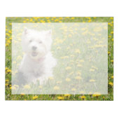 Bloc-note Animaux de bébés cutest | Chien Westin en Dandelio (Devant)