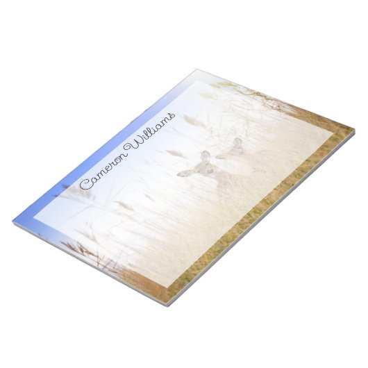 Bloc-note Animaux de bébés cutest | Deux jeunes cerfs à queu (Incliné)