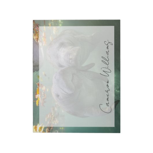 Bloc-note Animaux de bébés cutest | Deux Manatees (Tourné)